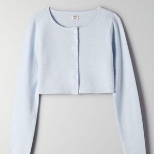 Aritzia Sunday Best Izzy Cardigan - Aura Blue
